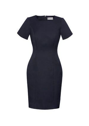 Cool Stretch Womens Short Sleeve Shift Dress