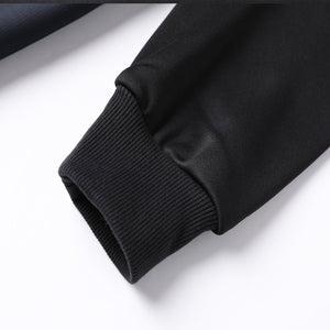 "Assorted zip hoodie sleeve detail close-up ready for custom printing – NS Promo tradie uniform"