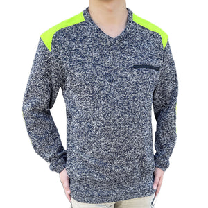 "Custom Crew Hi Vis Jumper Add Your Logo – Marle Fleece Safety Workwear - NS PROMO"