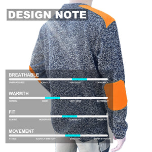 "Custom Crew Hi Vis Jumper Add Your Logo – Marle Fleece Safety Workwear - NS PROMO"