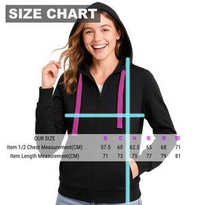 "Custom Womens Contrast Zip Hoodie Add Your Logo – ISUSI - NS PROMO"