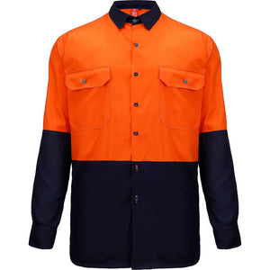 "Custom Hi Vis Long Sleeve Safety Shirt – Add Logo Printing & Embroidery | NS Promo - NS PROMO"