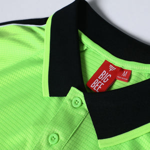 "Custom Mens Long Sleeve Panel Polo – Logo Printing & Embroidery | NS Promo - NS PROMO"