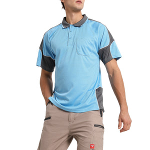 "Custom Mens Short Sleeve Panel Polo – Logo Printing & Embroidery | NS Promo - NS PROMO"