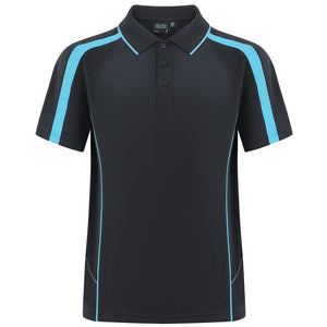 "Custom ISUSI Flow Mens Polo – Short Sleeve Logo Printing & Embroidery | NS Promo - NS PROMO"