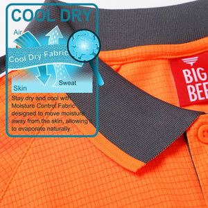 "Custom Hi Vis Long Sleeve Polo – Add Your Logo Printing | NS Promo - NS PROMO"
