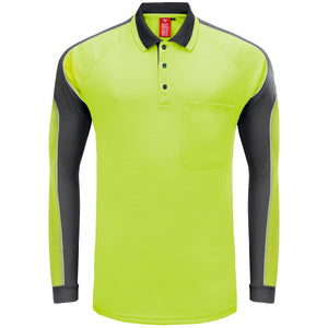 "Custom Hi Vis Long Sleeve Polo – Add Your Logo Printing | NS Promo - NS PROMO"