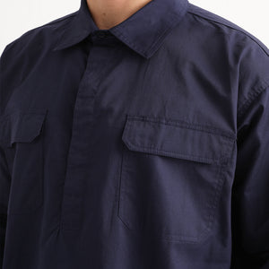 "Custom Mens Hi Vis Closed Front Work Shirt – Logo Printing & Embroidery | NS Promo - NS PROMO"