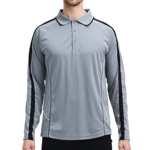 "Custom ISUSI Flow Mens Long Sleeve Polo – Logo Printing & Embroidery | NS Promo - NS PROMO"