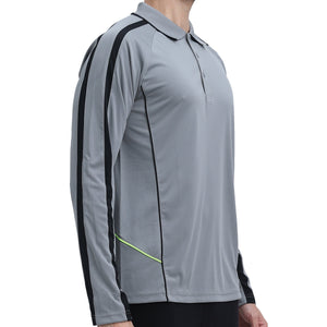 "Custom ISUSI Flow Mens Long Sleeve Polo – Logo Printing & Embroidery | NS Promo - NS PROMO"