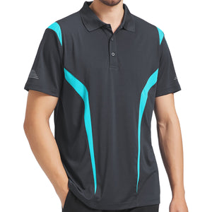 "Custom ISUSI Summit Mens Short Sleeve Hi Vis Polo – Add Your Logo | NS Promo - NS PROMO"