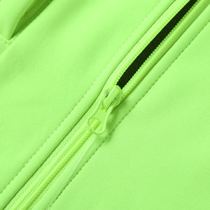 "Custom Hi Vis Softshell Jacket Add Your Logo – Big Bee Panel - NS PROMO"