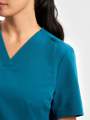 Pulse Womens V-Neck Scrub Top
