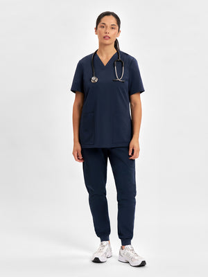 Pulse Womens V-Neck Scrub Top