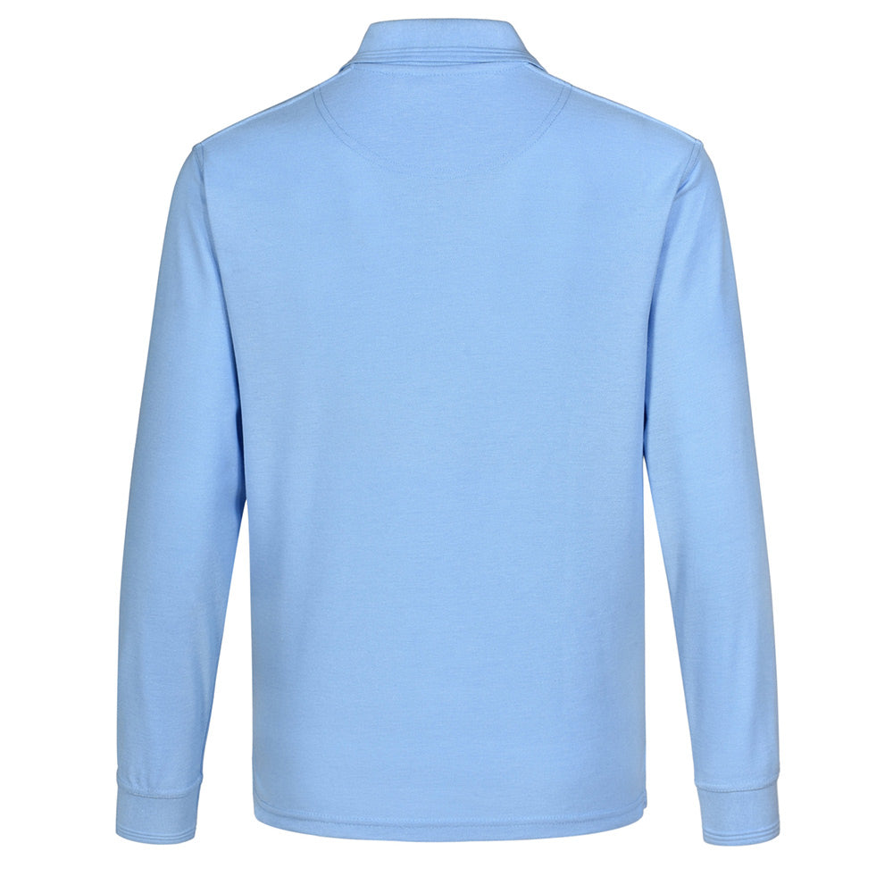 Winning Spirit PS12 Unisex Long Sleeve Poly Cotton Polo Shirt