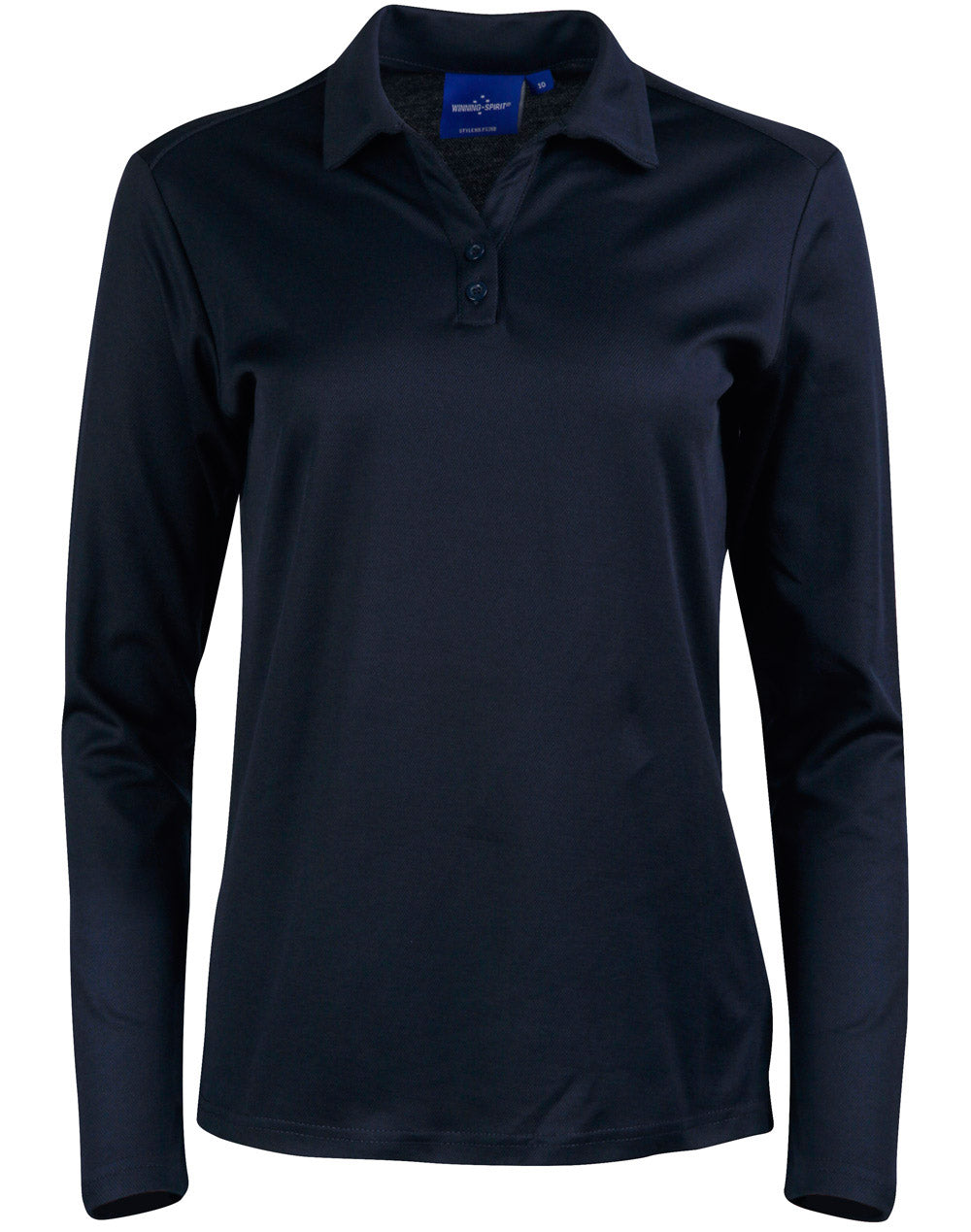 Ladies TrueDry Cotton Polo Shirt Long Sleeve Backed Mesh - NS PROMO