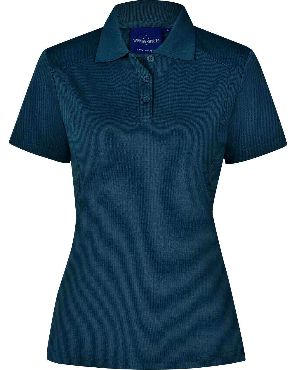 Ladies Bamboo Polo Shirt Short Sleeve Charcoal Eco Fabric Modern Fit - NS PROMO