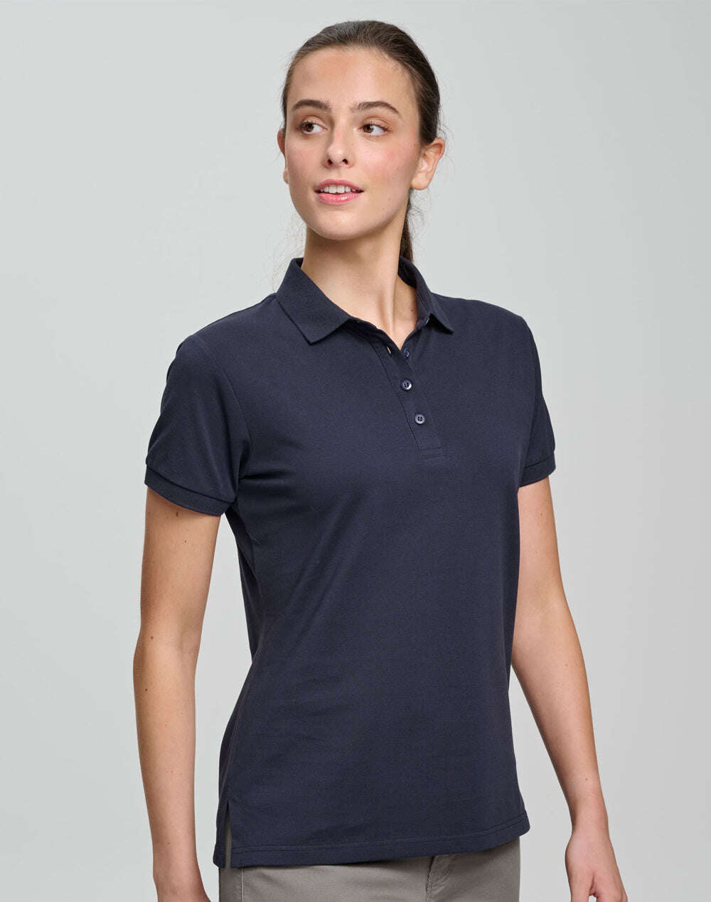 Ladies Ultrafine Cotton Polo Short Sleeve Pique - NS PROMO
