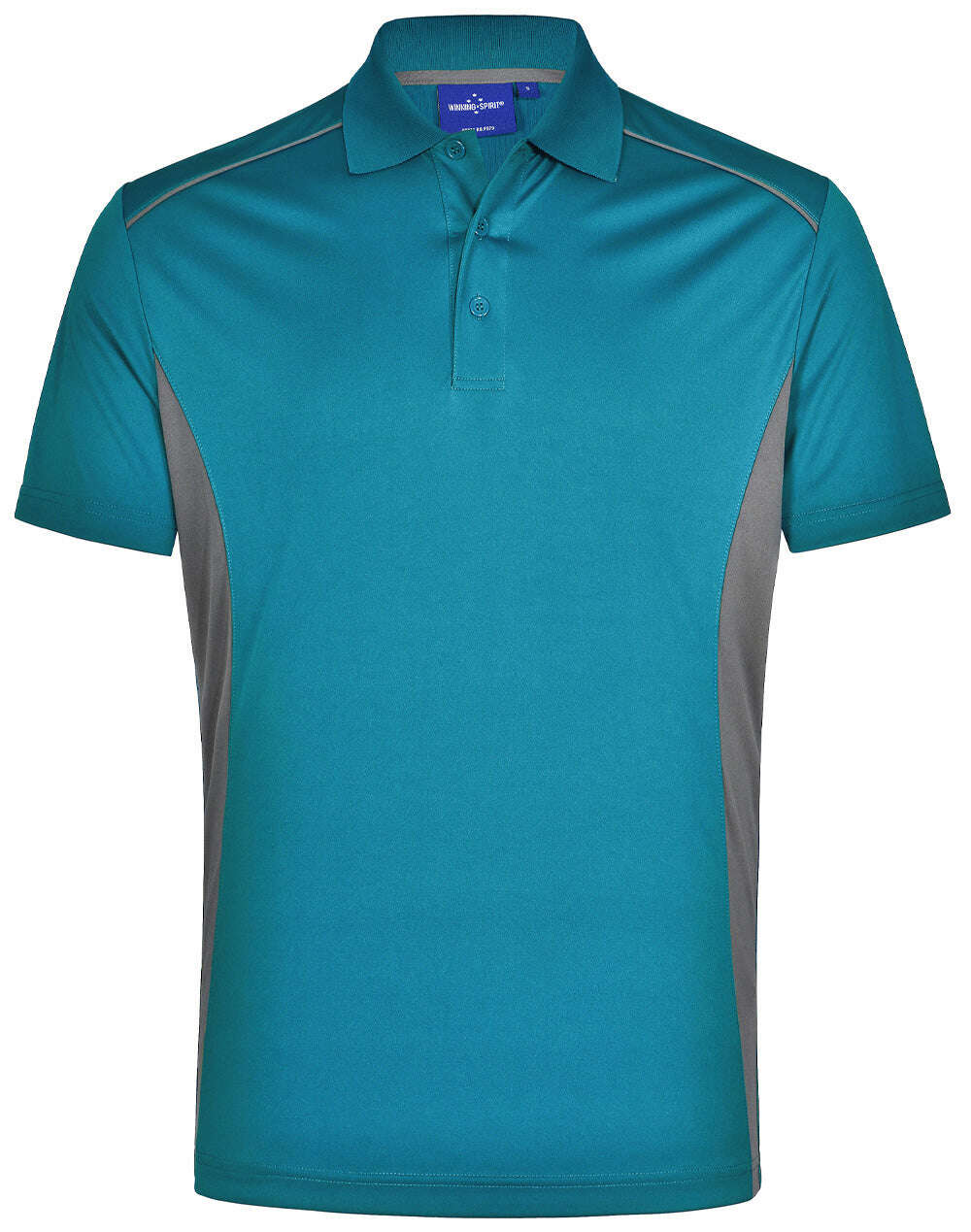 Mens Contrast CoolDry Polo Short Sleeve with Side Mesh Panels - NS PROMO