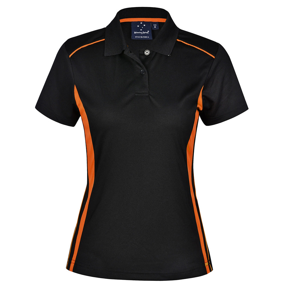 Winning Spirit PS80 Pursuit Ladies CoolDry Contrast Polo Shirt