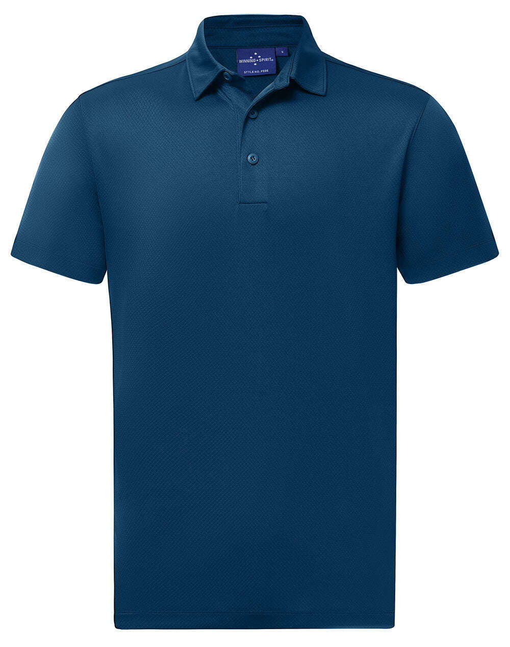 Mens Recycled PET Polo Shirt Short Sleeve Sustainable Jacquard Knit - NS PROMO