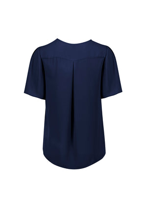 Vienna Womens Short Sleeve Blouse
