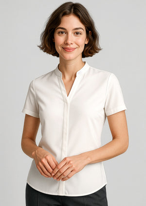 Juliette Womens Short Sleeve Blouse
