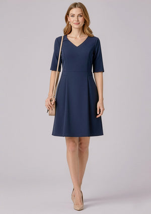 Siena Womens Extended Short Sleeve Dress