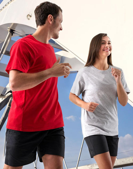 Unisex 100% Cotton Tee Shirt Crew Neck Budget - NS PROMO