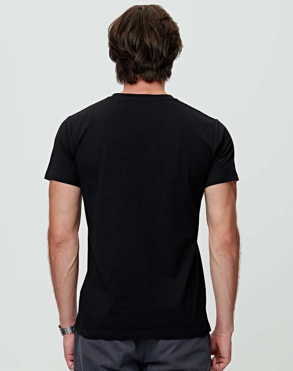 Mens Premium Cotton Tee Short Sleeve - NS PROMO