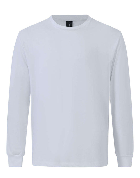 Mens Cotton Face  Tee Long Sleeve Premium - NS PROMO