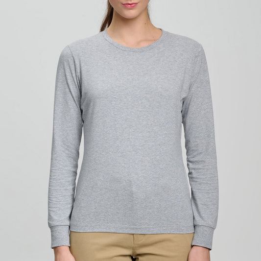 Custom Ladies Long Sleeve T-Shirt Add Your Logo | Printing & Embroidery