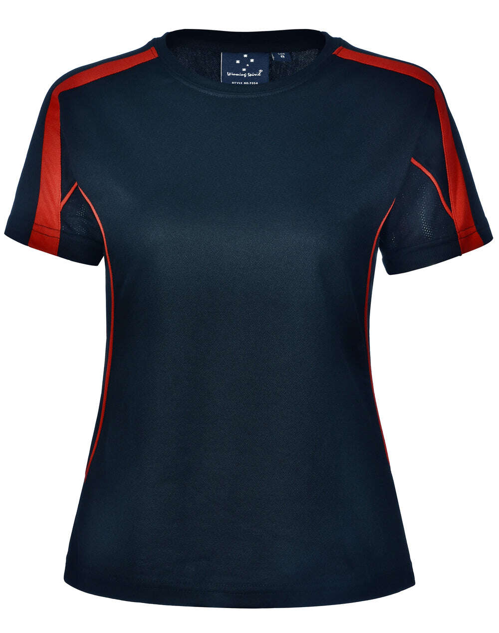 Ladies TrueDry Tee Shirt Short Sleeve Modern Fit Contrast Panel - NS PROMO