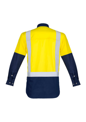Mens Industrial Long Sleeve Shirt - Shoulder Taped