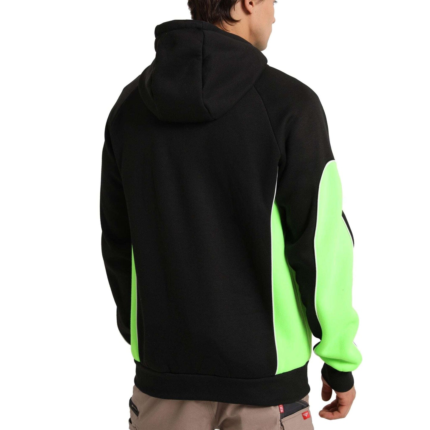 Big BEE Pioneer Hoodie Jumper Full Zip Panel Piping - Big Bee