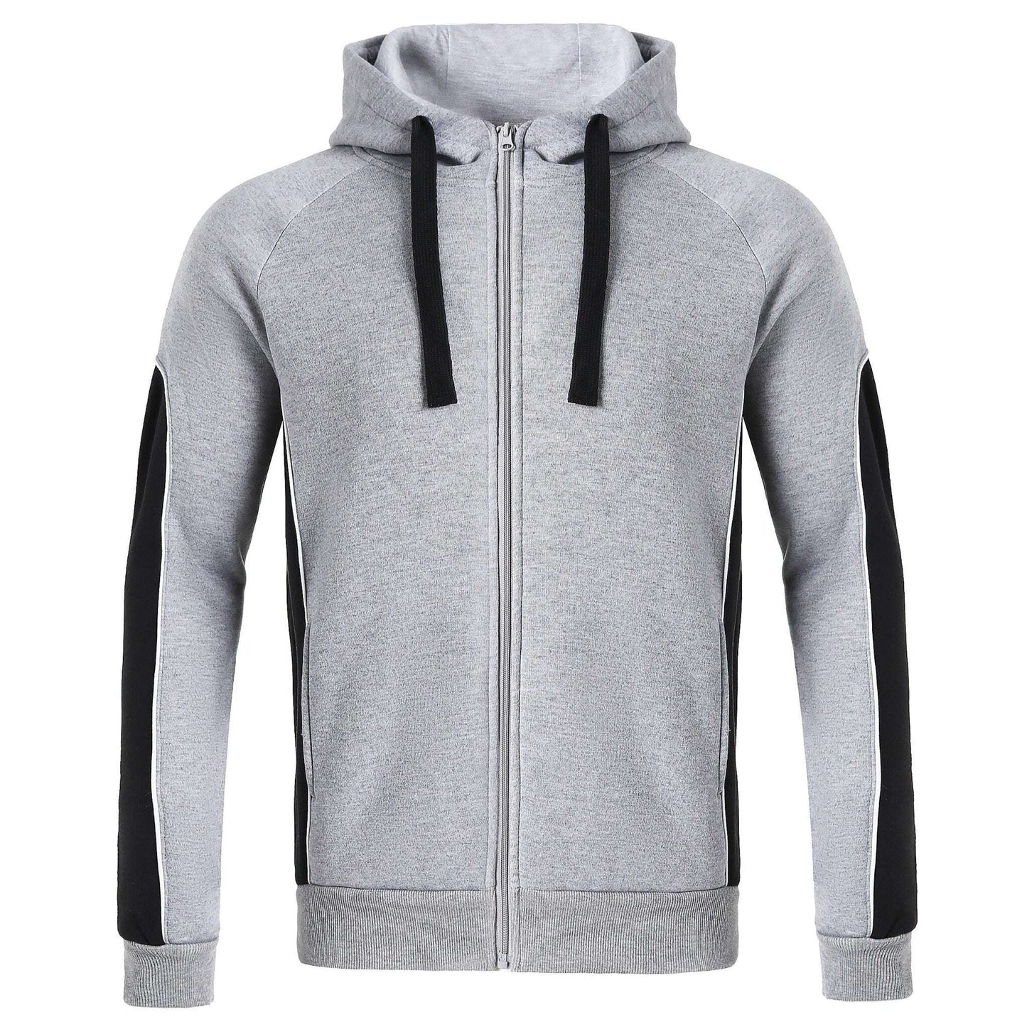 Big BEE Pioneer Hoodie Jumper Full Zip Panel Piping - Big Bee