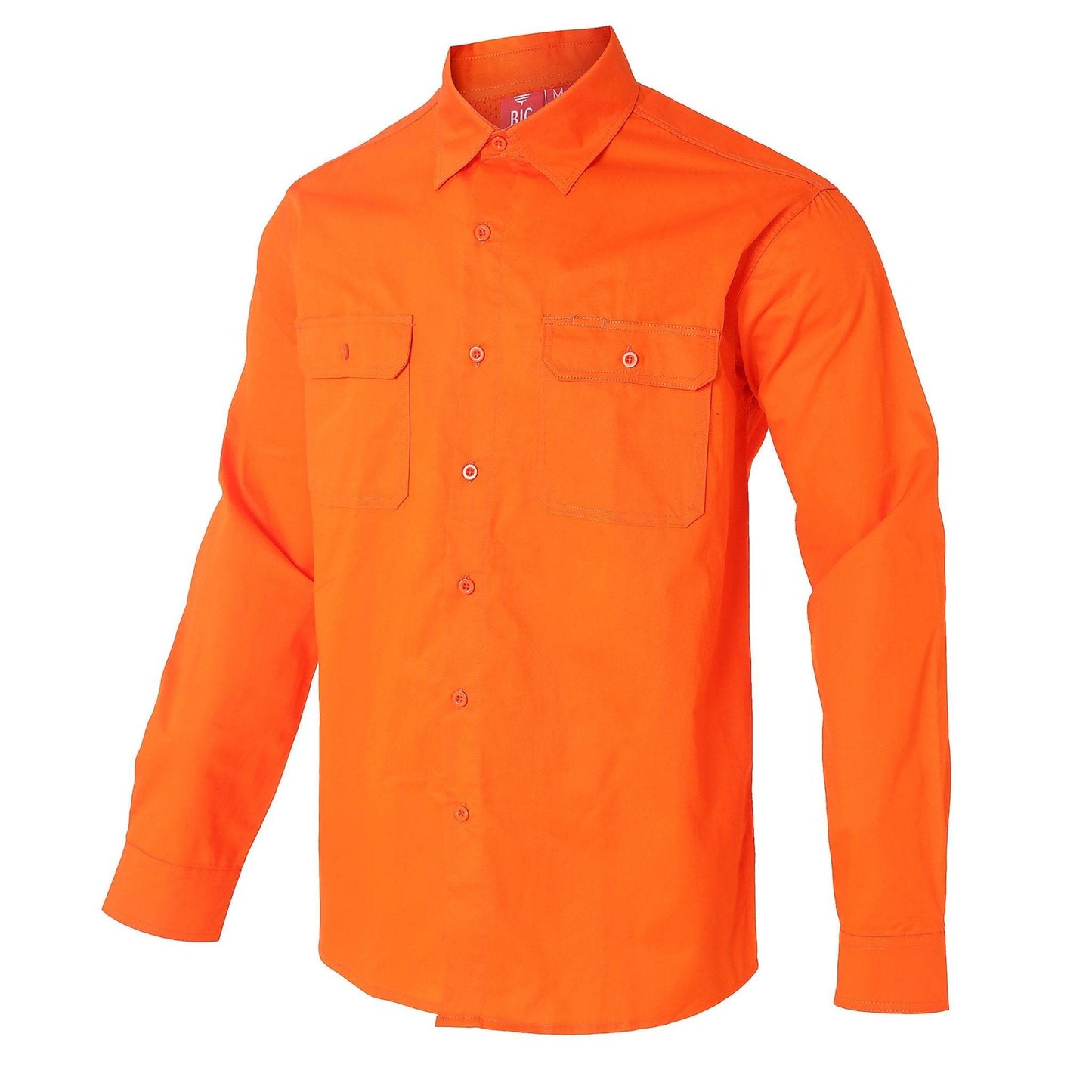 Big Bee Mens Work Shirts Lightweight Cotton, Traditional Workwear - Big Bee