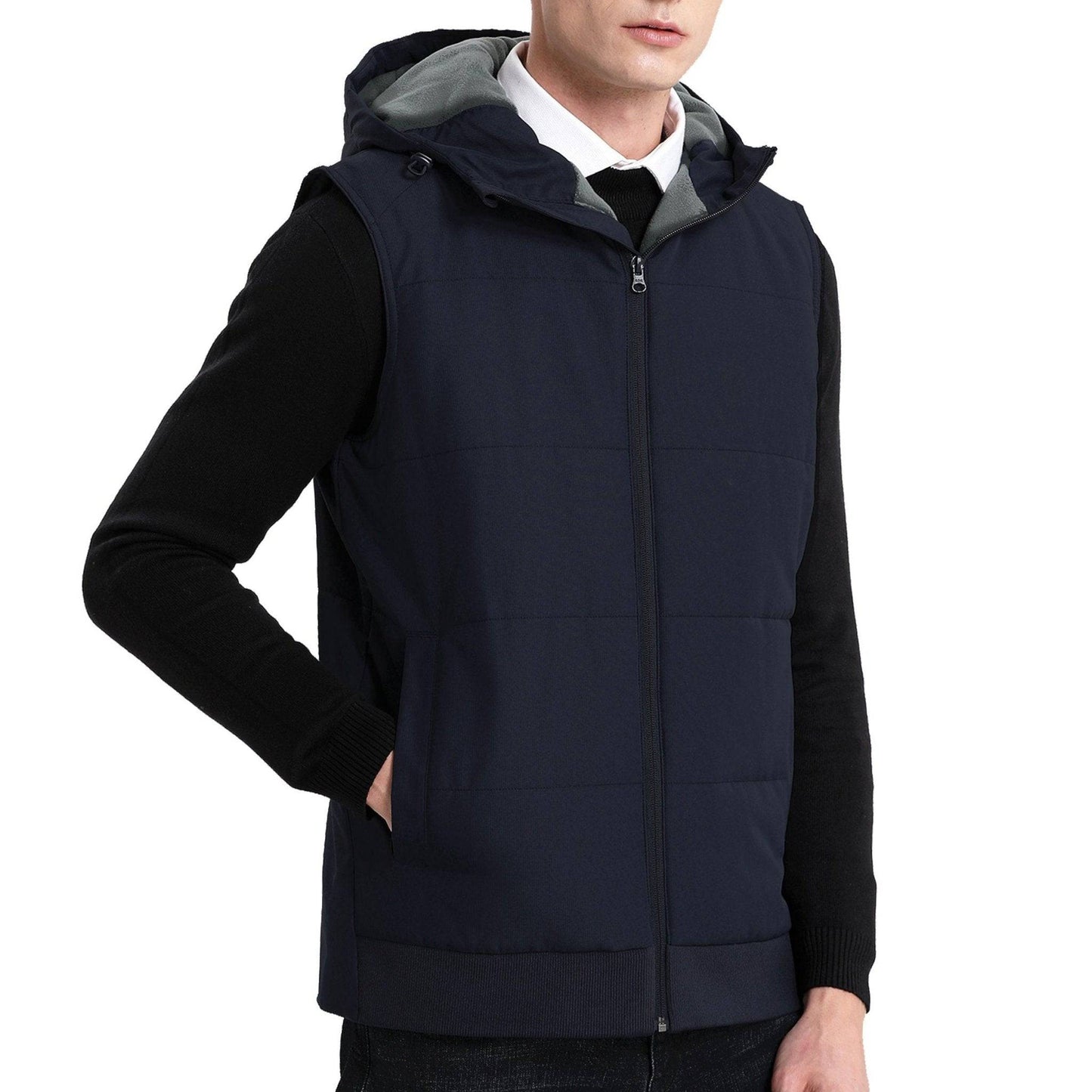 ISUSI Essential Vegan Down Vest, Insulated & Extra Fleece - Big Bee