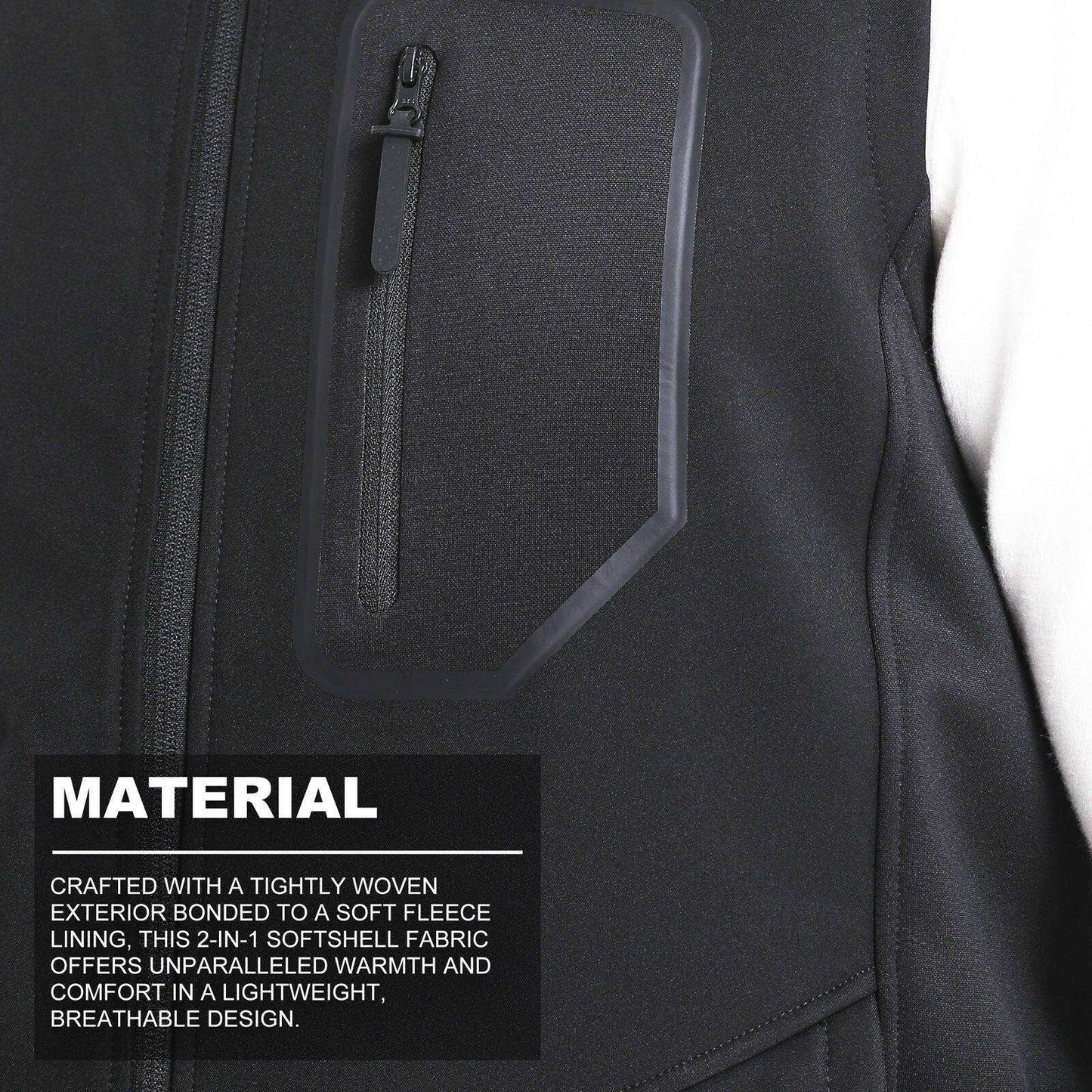 ISUSI iT Softshell Vest, Fleece Lined Windproof - Big Bee