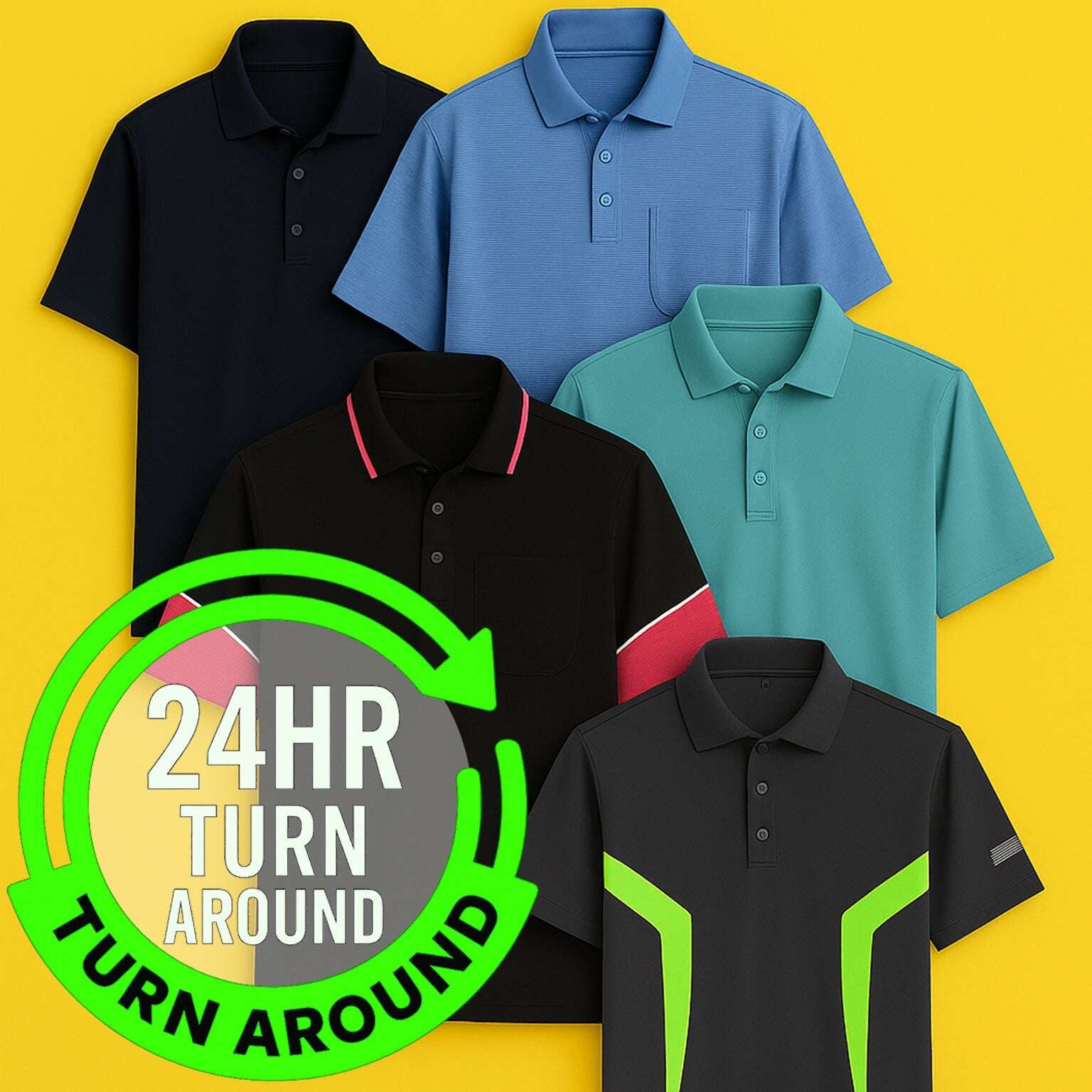 24 Hour Express Printing – Custom Workwear & Apparel