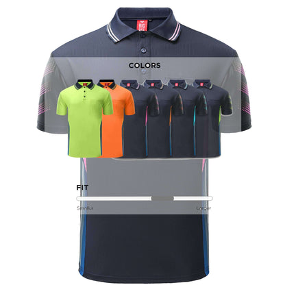 Big Bee Tech-Vent Mens Polo Shirts, Short Sleeve - Big Bee