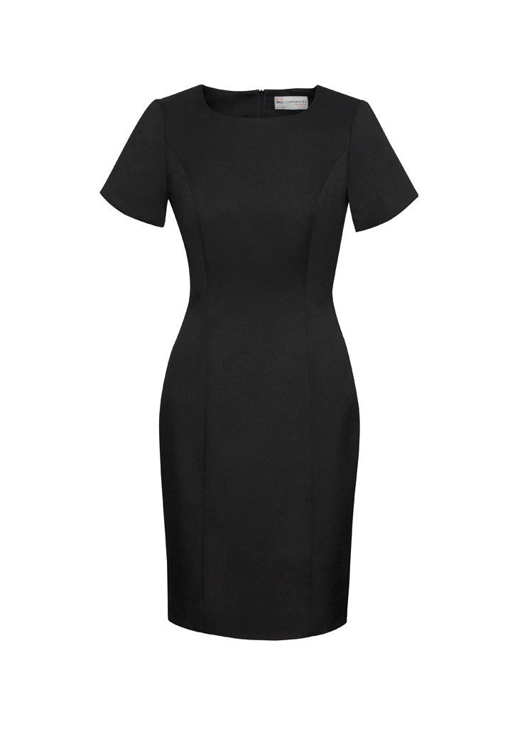 Cool Stretch Womens Short Sleeve Shift Dress
