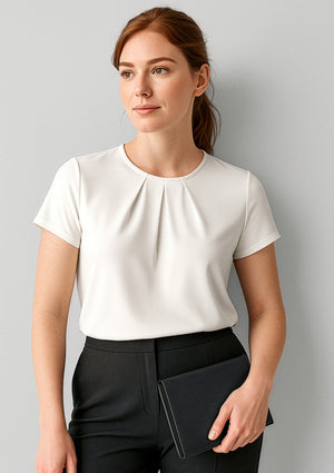 Blaise Womens Short Sleeve Top