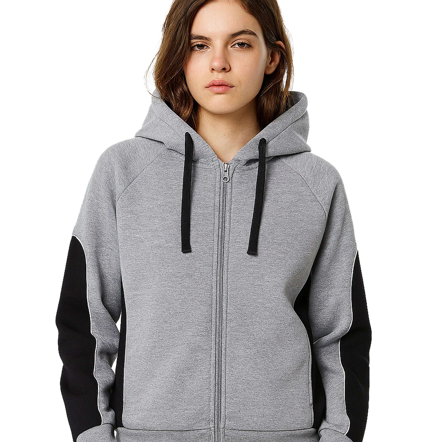 Big Bee Ladies PANEL Hoodie Jumper Jacket - NS PROMO