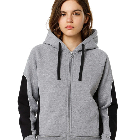 Big Bee Ladies PANEL Hoodie Jumper Jacket - NS PROMO