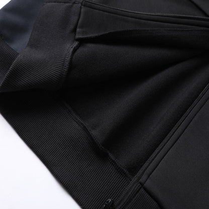 "Assorted zip hoodie zipper detail close-up for logo decoration – NS Promo workplace clothing"