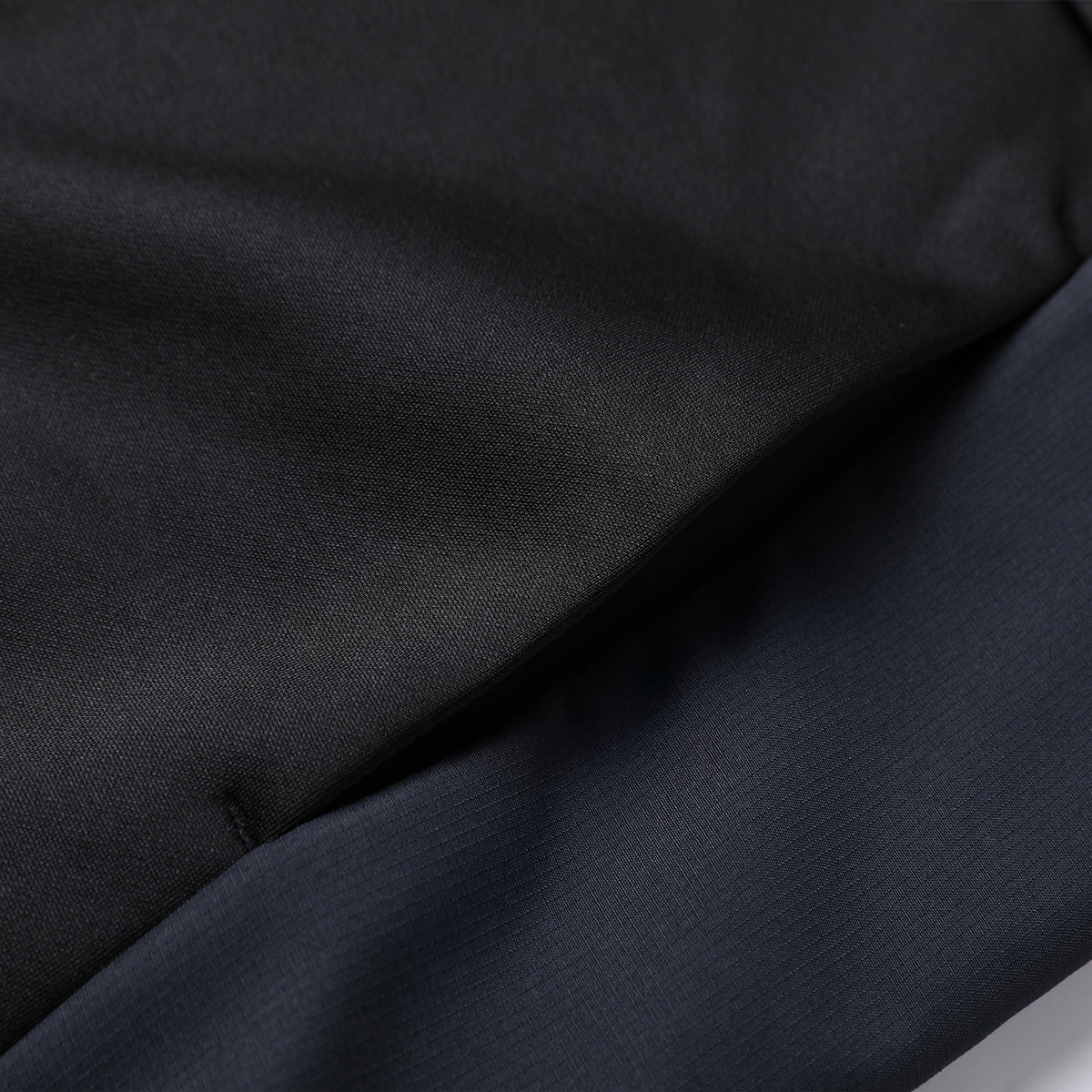"Assorted zip hoodie pocket detail close-up ready for custom printing – NS Promo tradie uniform"