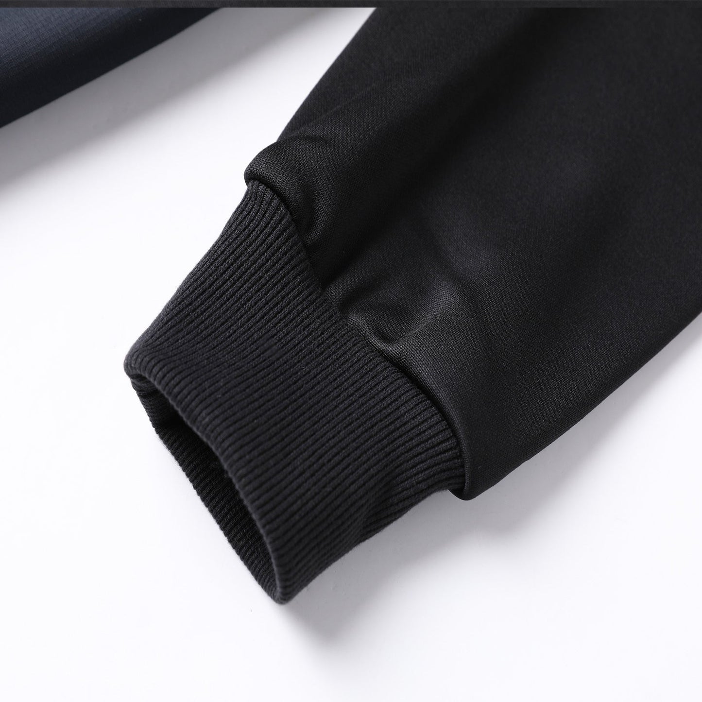 "Assorted zip hoodie sleeve detail close-up ready for custom printing – NS Promo tradie uniform"