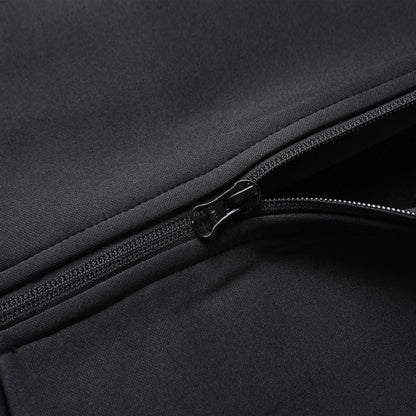 "Assorted zip hoodie zipper detail close-up for logo decoration – NS Promo workplace clothing"