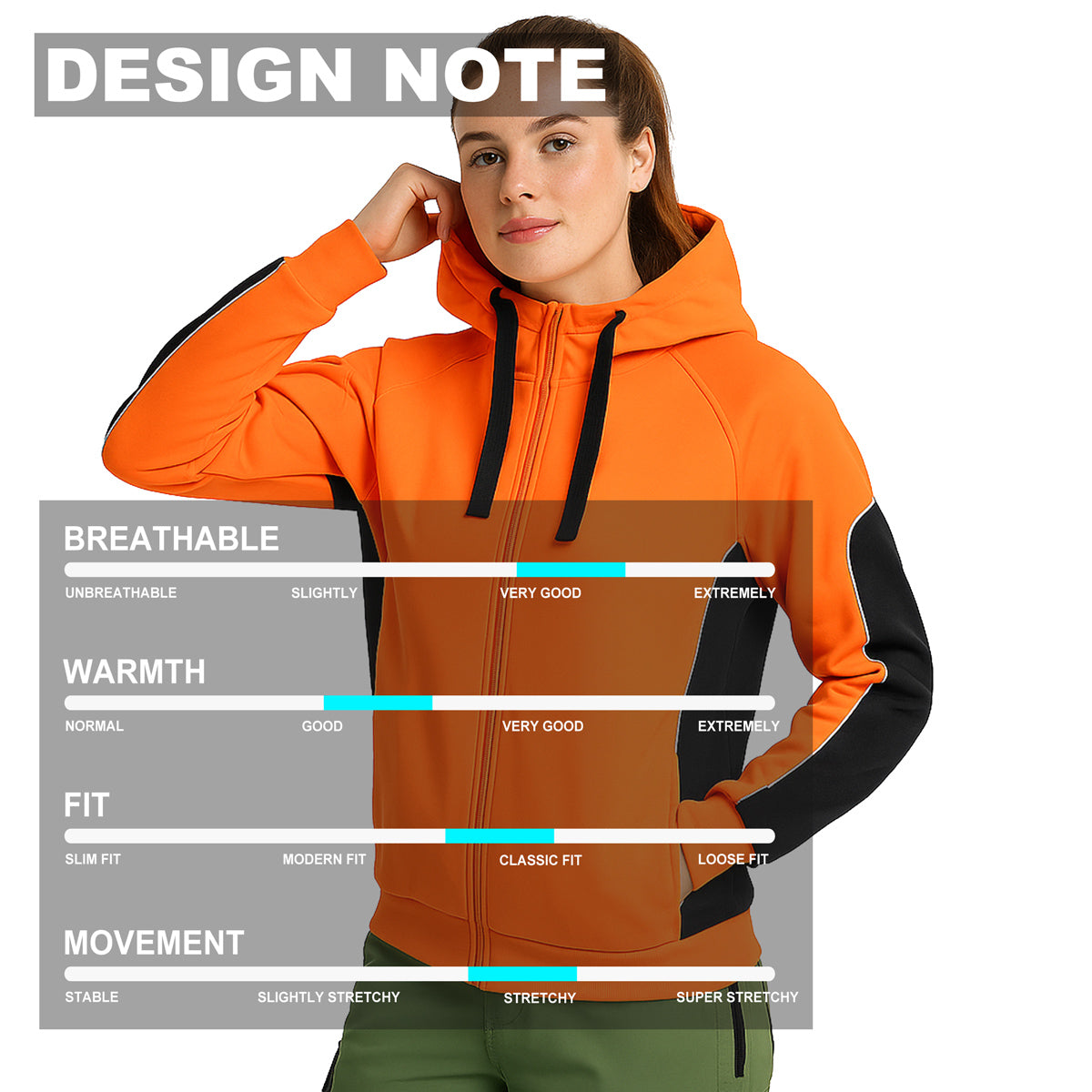 "Custom Womens Hi Vis Hoodie Add Your Logo – Big Bee Workwear - NS PROMO"